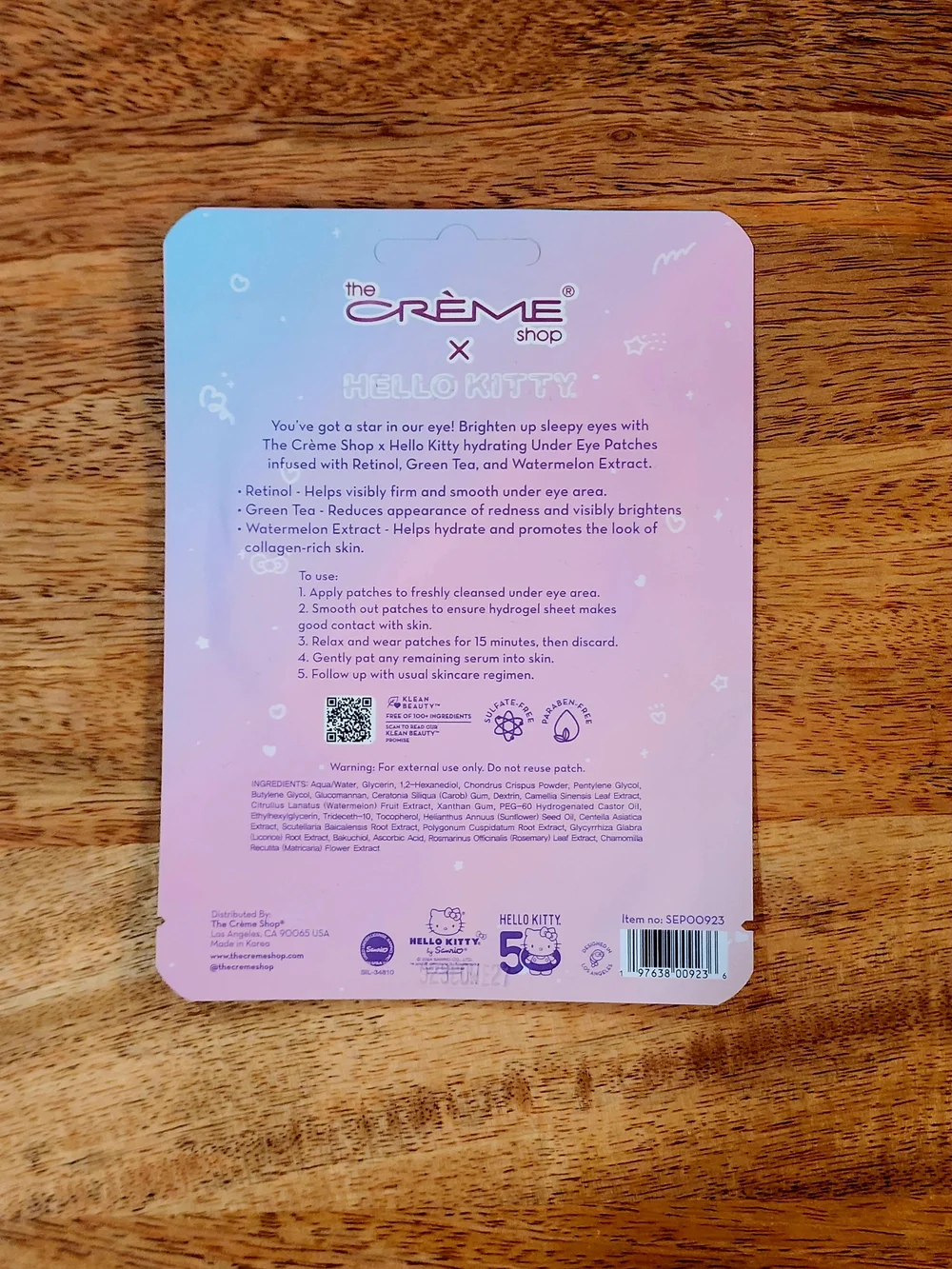The Creme Shop Hello Kitty Mask Kosas Lip Pulse Bundle